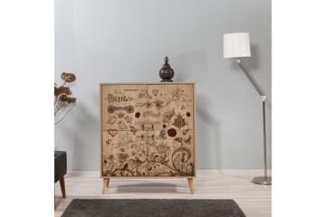 Brokind Förvaringsskåp 111 cm - Brun - Förvaring - Skåp - Förvaringsskåp