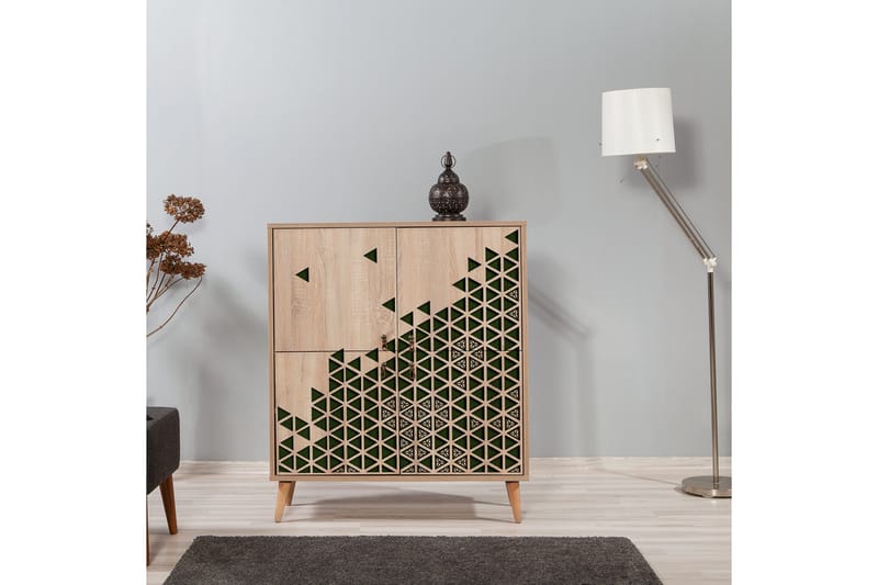 Brokind Förvaringsskåp 111 cm - Brun - Förvaring - Skåp - Förvaringsskåp