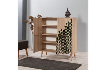 Brokind Förvaringsskåp 111 cm - Brun - Förvaring - Skåp - Förvaringsskåp