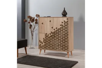 Brokind Förvaringsskåp 111 cm - Brun/Ljusbrun - Förvaring - Skåp - Förvaringsskåp