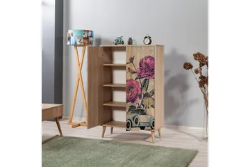 Brokind Förvaringsskåp 80 cm - Brun/Flerfärgad/Svart - Förvaring - Skåp - Förvaringsskåp