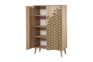 Brokind Förvaringsskåp 80 cm - Ek/Brun - Förvaring - Skåp - Förvaringsskåp