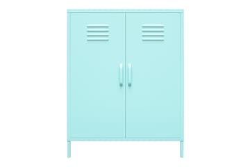 Cache Förvaringsskåp 80x40 cm 2 Dörrar Mint - Novogratz - Förvaring - Skåp - Förvaringsskåp