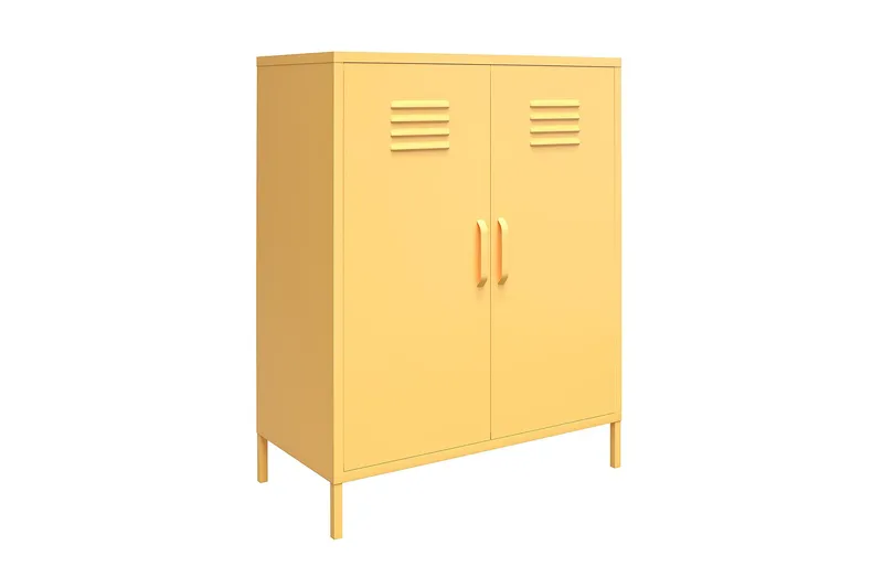 Cache Förvaringsskåp 80x40 cm Gul, Novogratz
