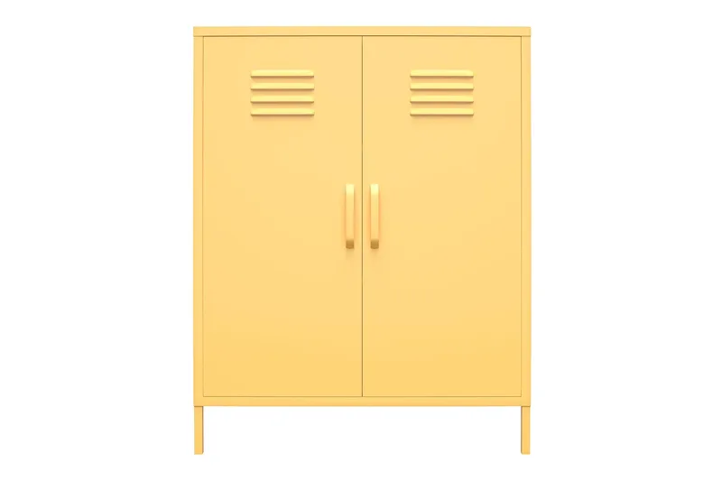 Cache Förvaringsskåp 80x40 cm Gul - Novogratz - Förvaring - Skåp - Förvaringsskåp