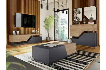 Carbost Highboard NO_BRAND Anthracite - Förvaring - Skåp - Förvaringsskåp