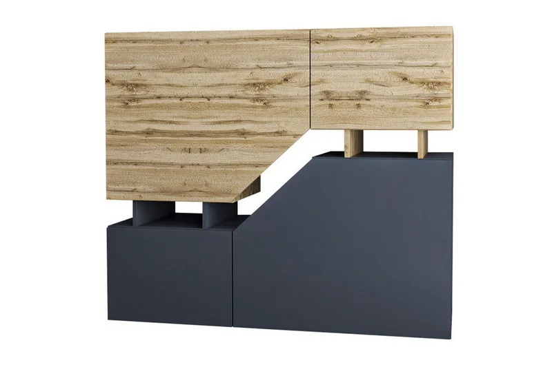 Carbost Highboard NO_BRAND Anthracite - Förvaring - Skåp - Förvaringsskåp