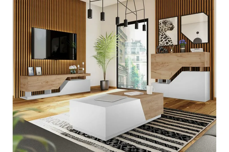 Carbost Highboard White - Förvaring - Skåp - Förvaringsskåp