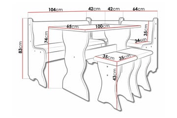 Carnew Köksskåp - Svart - Möbler - Bord & matgrupp - Matgrupp
