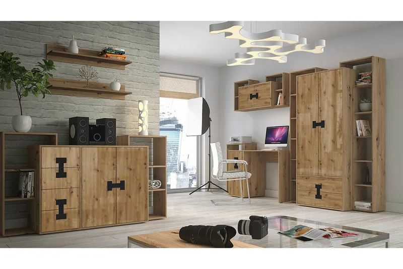 Castlebay Highboard Brown - Förvaring - Skåp - Förvaringsskåp