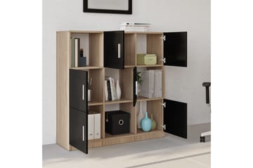 Celtigar Highboard 38x120 cm - Natur/Svart - Förvaring - Skåp - Förvaringsskåp