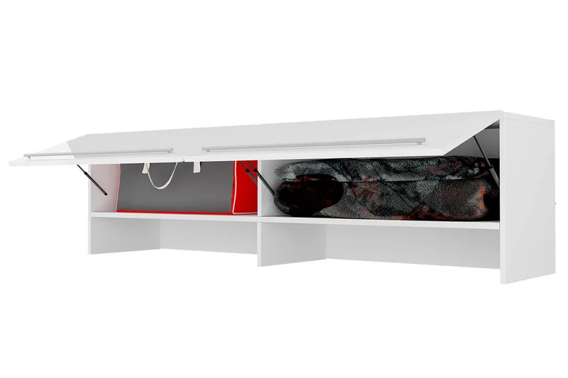 Concept Pro Förvaringsskåp 215x46x58 cm White High gloss 215x46x58 - Förvaring - Skåp - Förvaringsskåp