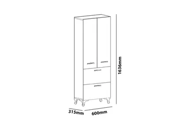 Decorotika Förvaringsskåp - Vit - Förvaring - Skåp - Förvaringsskåp