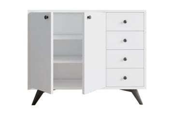 Desgrar Förvaringsskåp 100x82 cm - Vit - Förvaring - Skåp - Förvaringsskåp