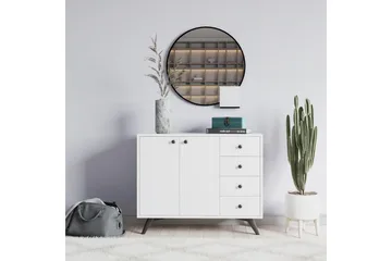 Desgrar Förvaringsskåp 100x82 cm - Vit - Förvaring - Skåp - Förvaringsskåp