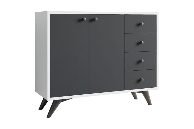 Desgrar Förvaringsskåp 100x82 cm, Vit