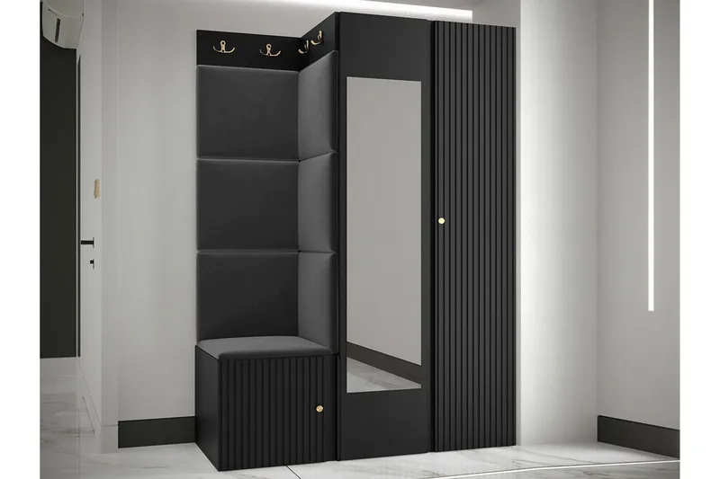 Dunvegan Highboard Black - Förvaring - Skåp - Förvaringsskåp