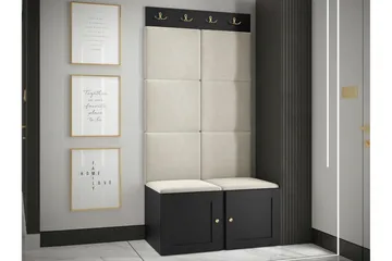 Dunvegan Highboard Black - Förvaring - Sk åp - Förvaringsskåp