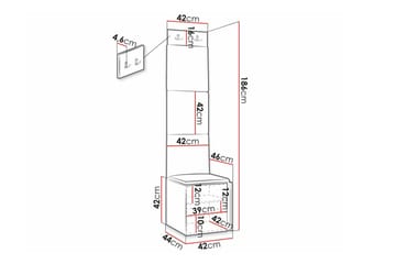 Dunvegan Highboard Black - Förvaring - Skåp - Förvaringsskåp