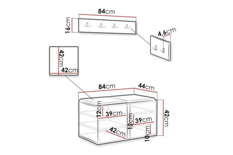 Dunvegan Highboard Black - Förvaring - Skåp - Förvaringsskåp