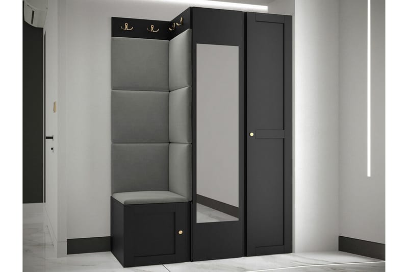 Dunvegan Highboard Black - Förvaring - Skåp - Förvaringsskåp