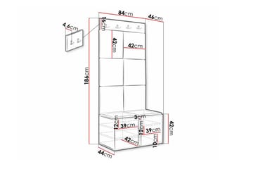 Dunvegan Highboard Black - Förvaring - Skåp - Förvaringsskåp