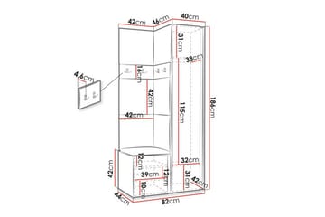 Dunvegan Highboard Black - Förvaring - Skåp - Förvaringsskåp