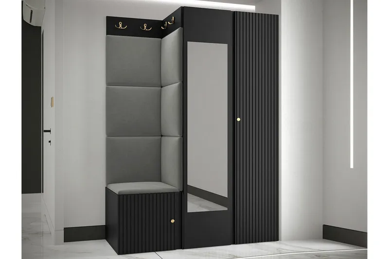 Dunvegan Highboard Black - Förvaring - Skåp - Förvaringsskåp