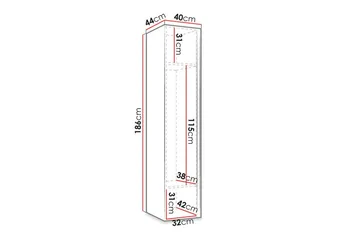 Dunvegan Highboard Black - Förvaring - Skåp - Förvaringsskåp