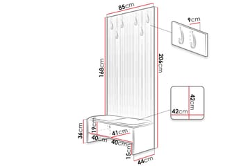 Dunvegan Highboard Black - Förvaring - Skåp - Förvaringsskåp