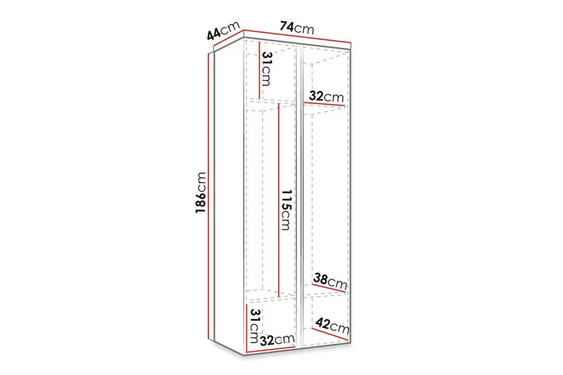 Dunvegan Highboard Black - Förvaring - Skåp - Förvaringsskåp
