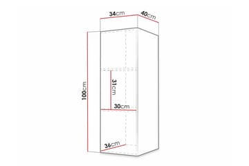 Dunvegan Highboard Black - Förvaring - Skåp - Förvaringsskåp