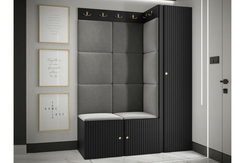 Dunvegan Highboard Black - Förvaring - Skåp - Förvaringsskåp