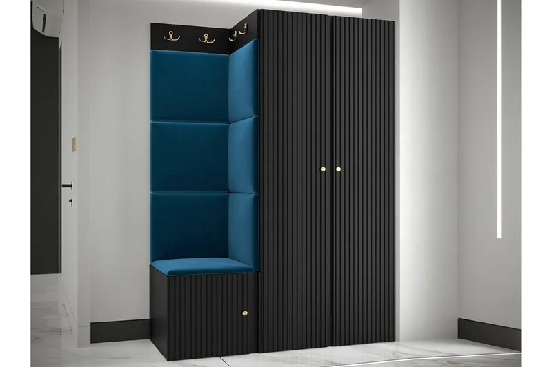 Dunvegan Highboard Black - Förvaring - Skåp - Förvaringsskåp