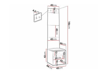 Dunvegan Highboard Black - Förvaring - Skåp - Förvaringsskåp