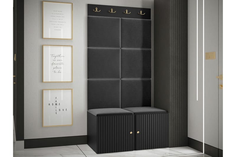 Dunvegan Highboard Black - Förvaring - Skåp - Förvaringsskåp