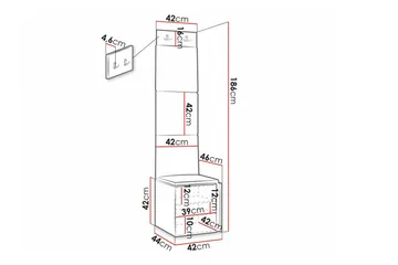 Dunvegan Highboard Black - Förvaring - Skåp - Förvaringsskåp