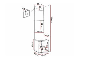 Dunvegan Highboard Black - Förvaring - Skåp - Förvaringsskåp