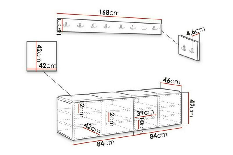 Dunvegan Highboard Brown - Förvaring - Skåp - Förvaringsskåp