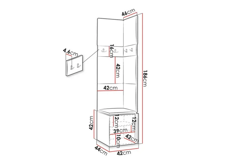 Dunvegan Highboard - Brun - Förvaring - Skåp - Förvaringsskåp