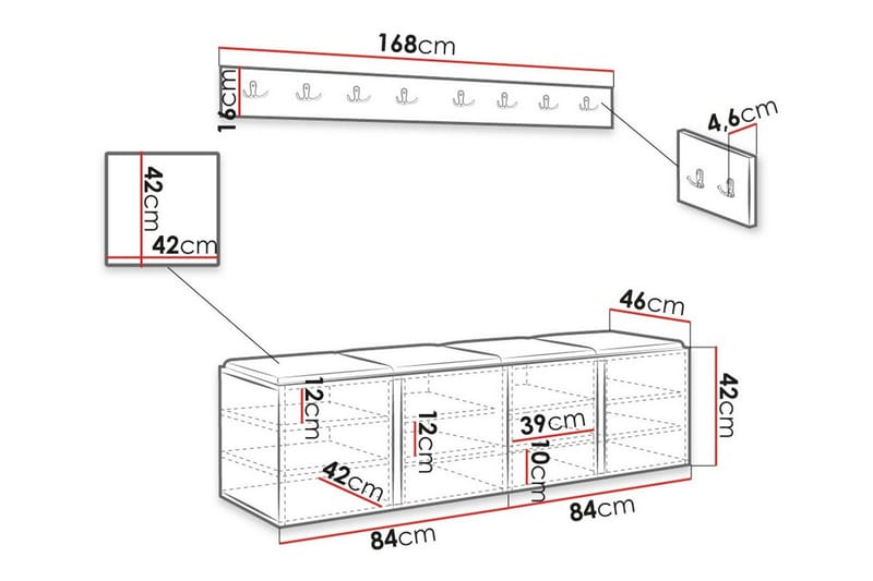 Dunvegan Highboard - Brun - Förvaring - Skåp - Förvaringsskåp