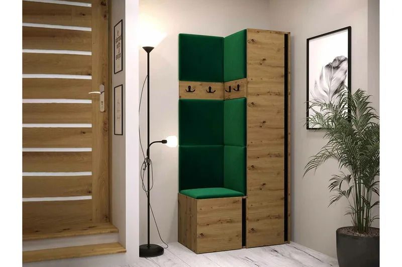 Dunvegan Highboard Green/Brown - Förvaring - Skåp - Förvaringsskåp