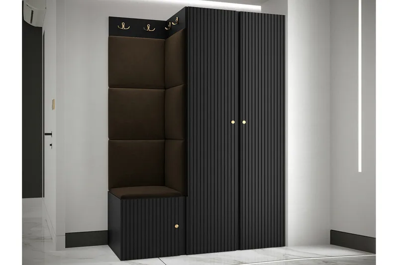 Dunvegan Highboard - Svart - Förvaring - Skåp - Förvaringsskåp