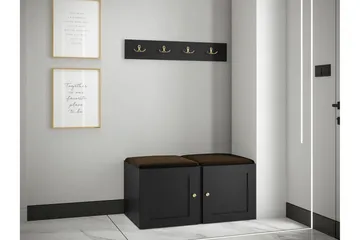 Dunvegan Highboard - Svart - Förvaring - Skåp - Förvaringsskåp