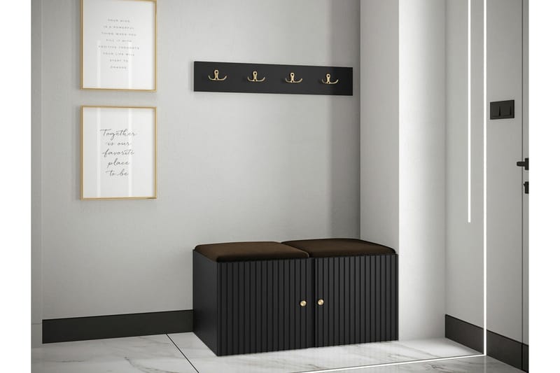 Dunvegan Highboard - Svart - Förvaring - Skåp - Förvaringsskåp