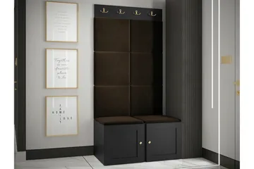 Dunvegan Highboard - Svart - Förvaring - Skåp - Förvaringsskåp