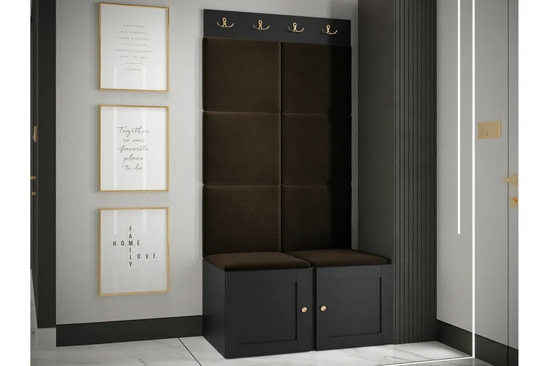 Dunvegan Highboard - Svart - Förvaring - Skåp - Förvaringsskåp