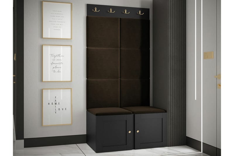 Dunvegan Highboard - Svart - Förvaring - Skåp - Förvaringsskåp