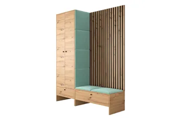 Dunvegan Highboard Turquoise - Förvaring - Skåp - Förvaringsskåp