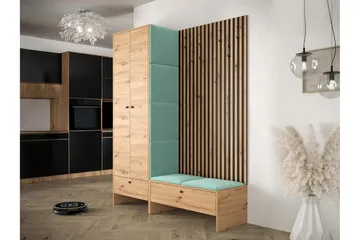 Dunvegan Highboard Turquoise - Förvaring - Skåp - Förvaringsskåp